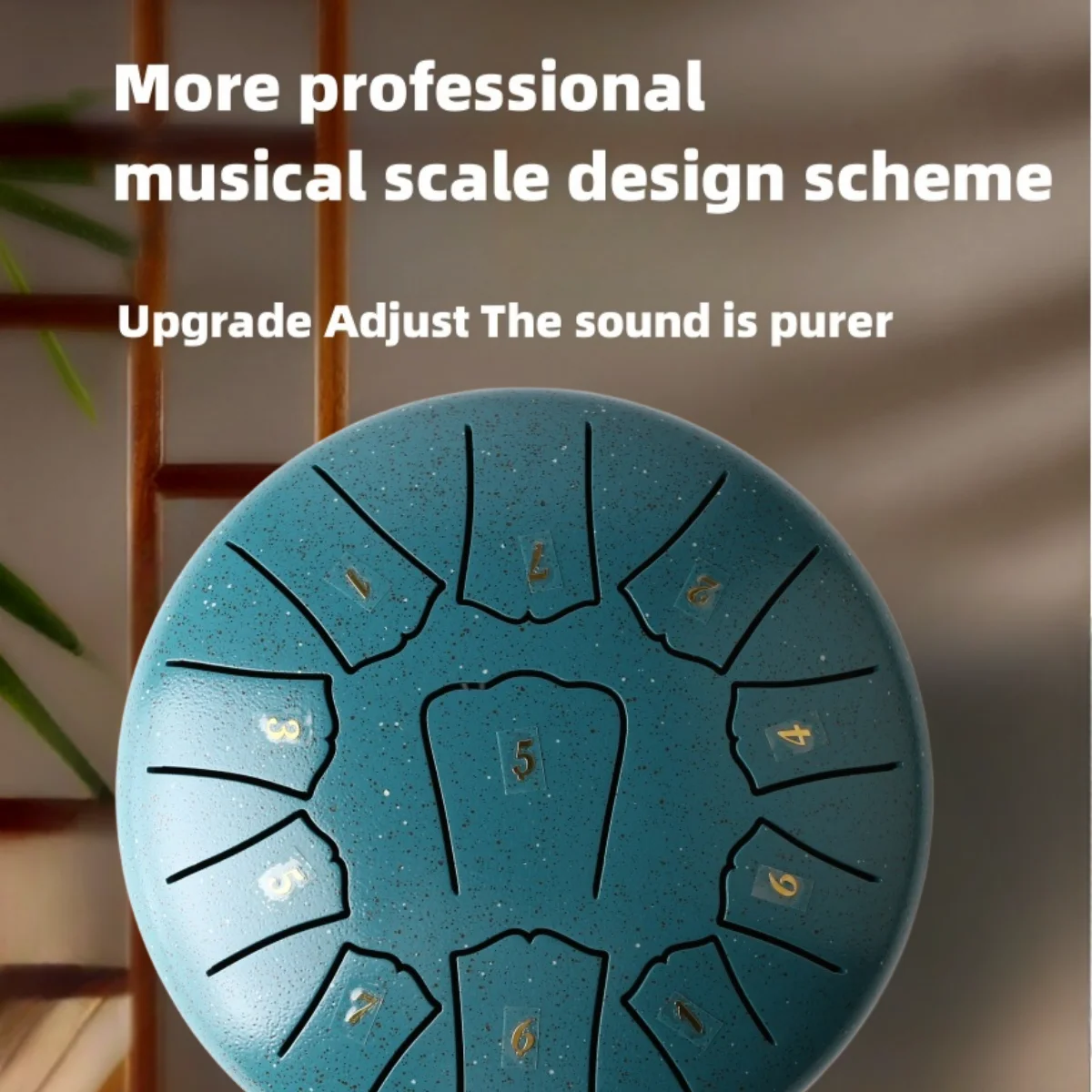 Tongue Drum 6 Inch 11 Notes Hollow Ethereal Music Drum