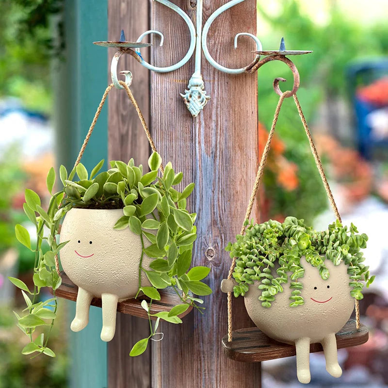 Swing egg Pot Planting