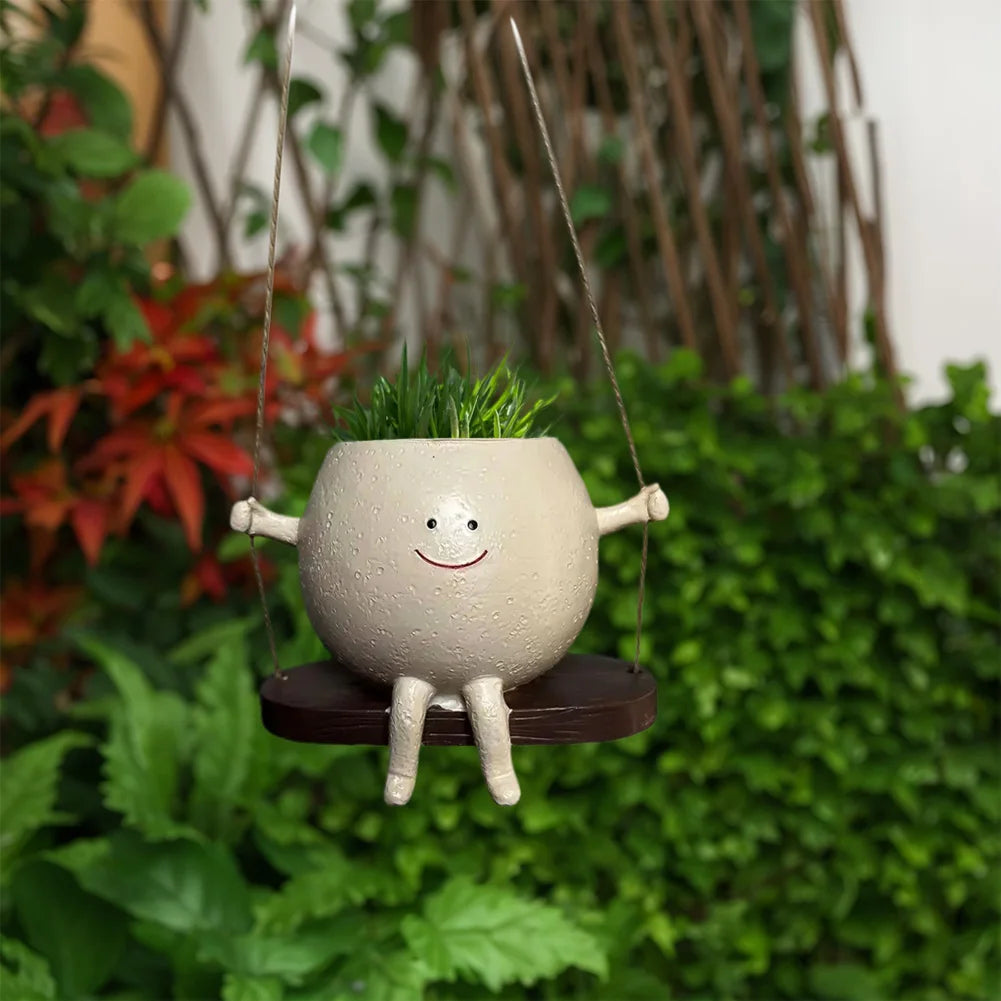 Rocking egg pot