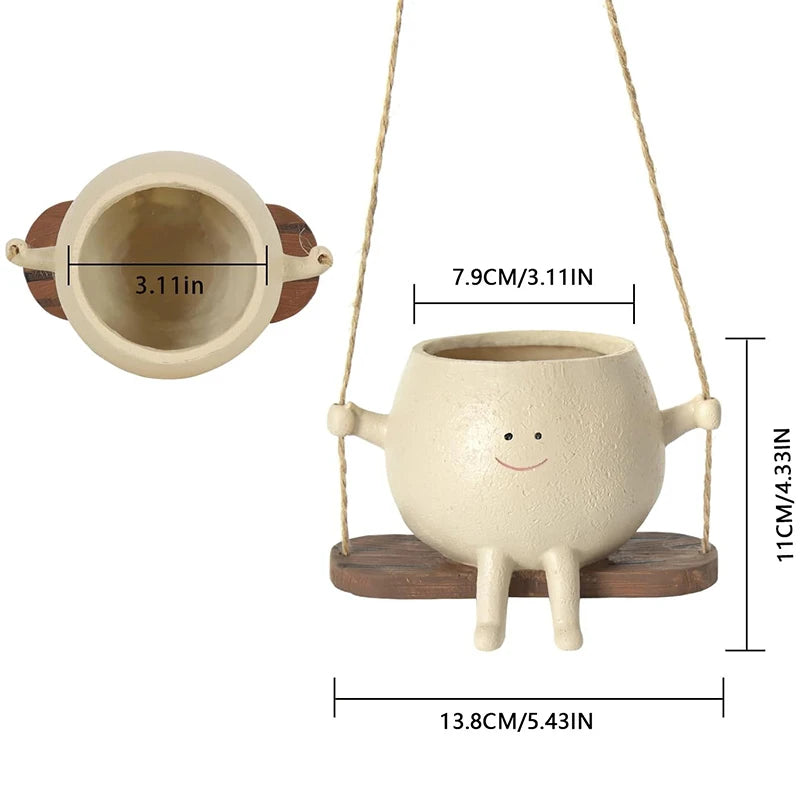 Swing egg Pot Planting