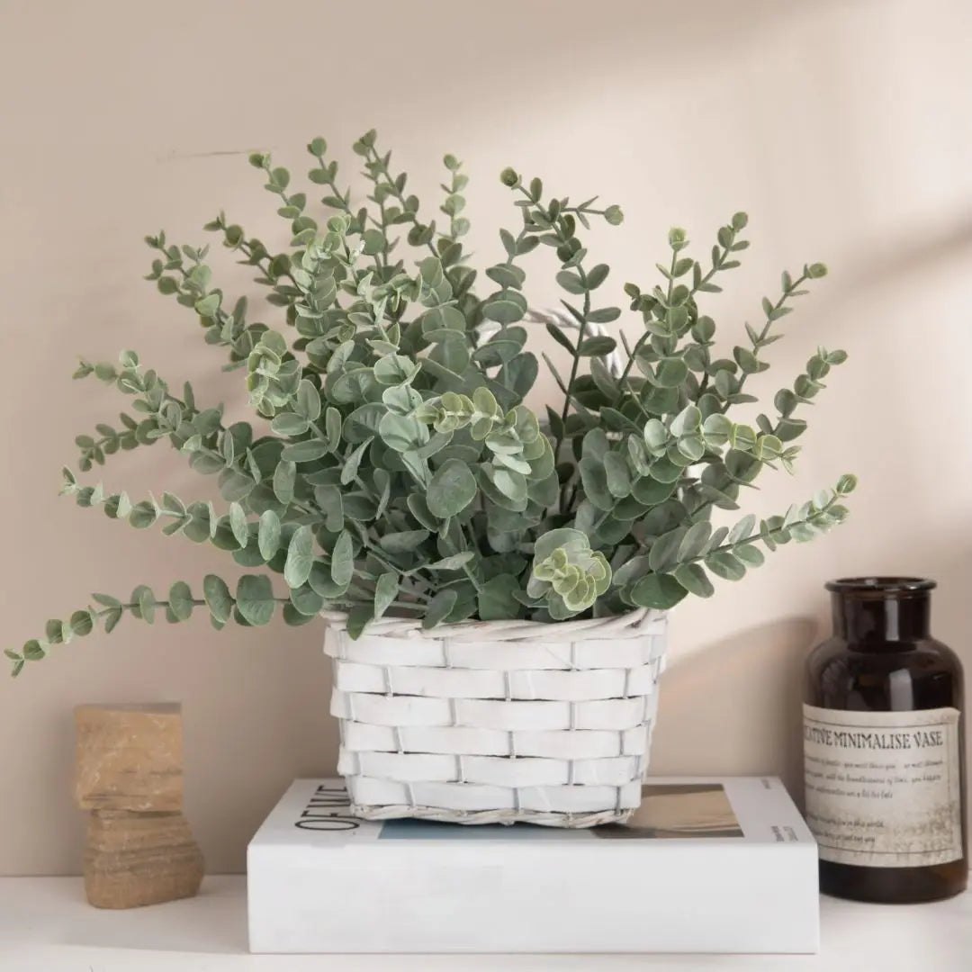10pc 38CM Artificial Eucalyptus Leaves