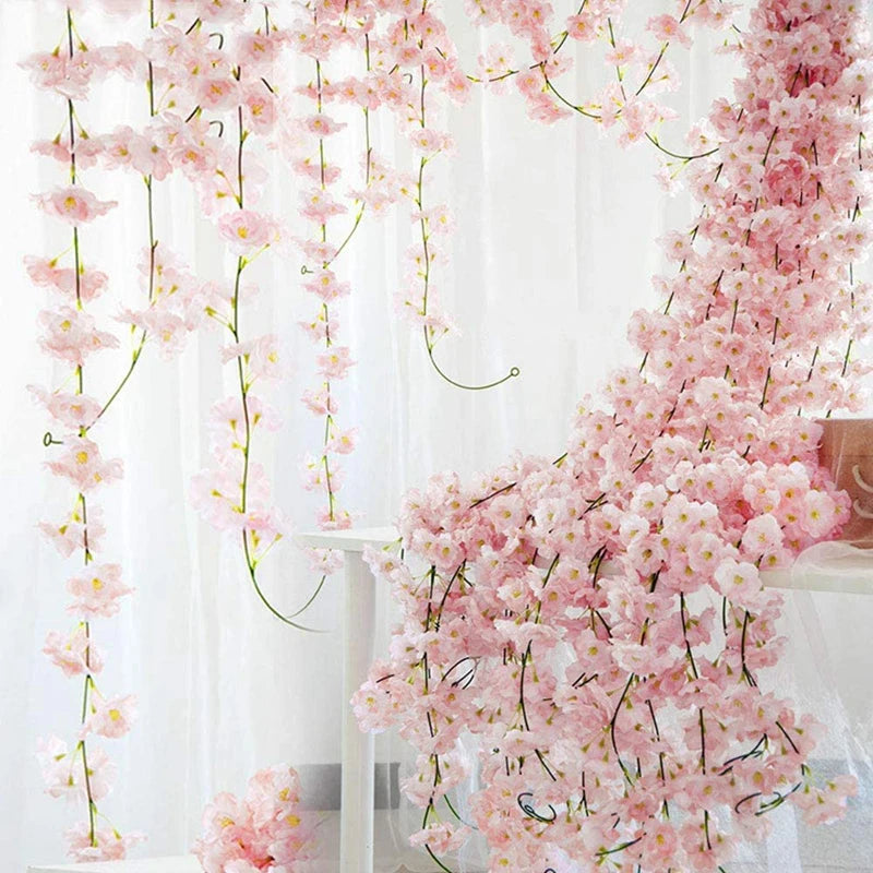180CM Artificial Sakura Flower Vine