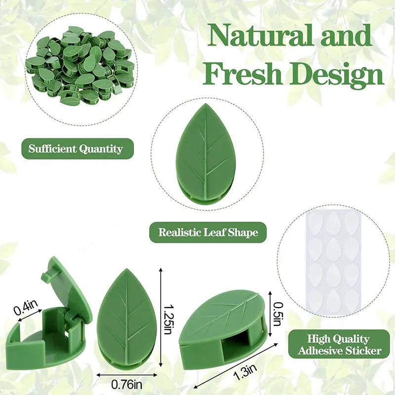 10-200pcs Leaf Clip Plant Support