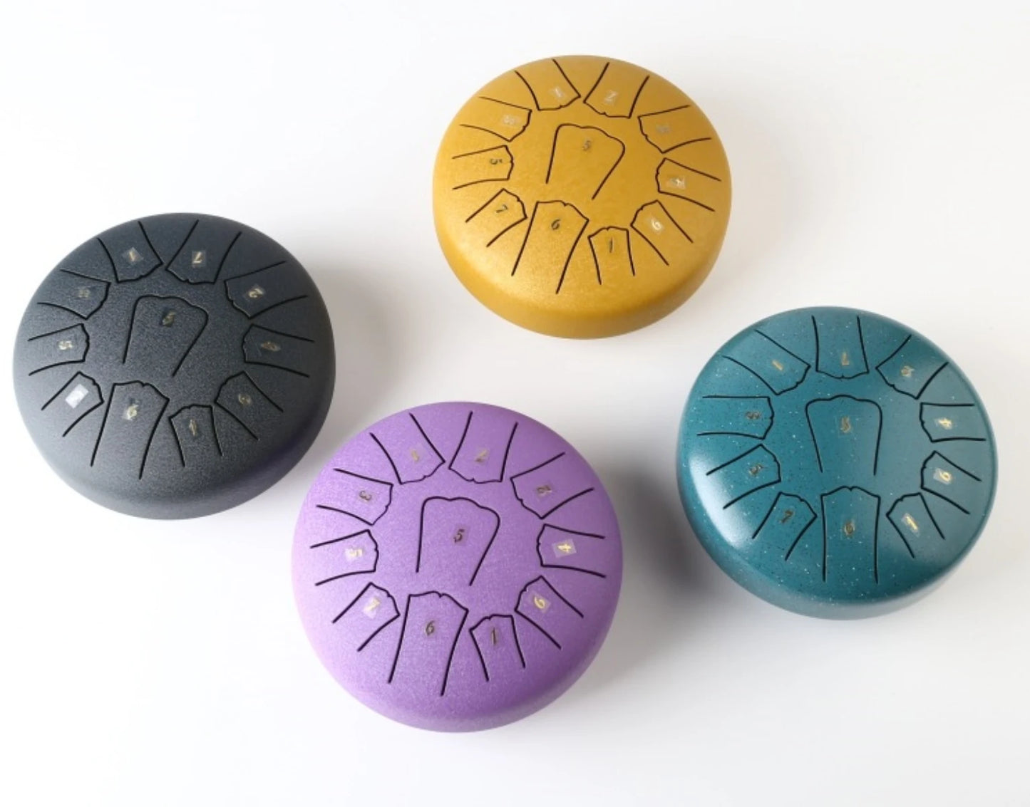 Tongue Drum 6 Inch 11 Notes Hollow Ethereal Music Drum