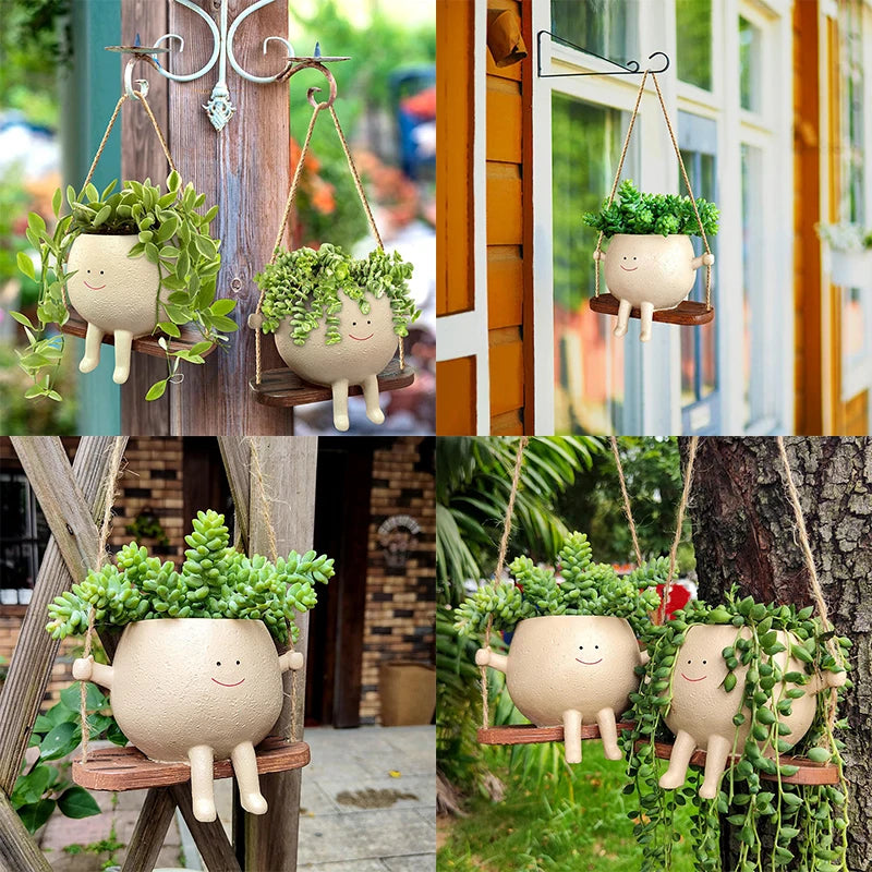 Swing egg Pot Planting
