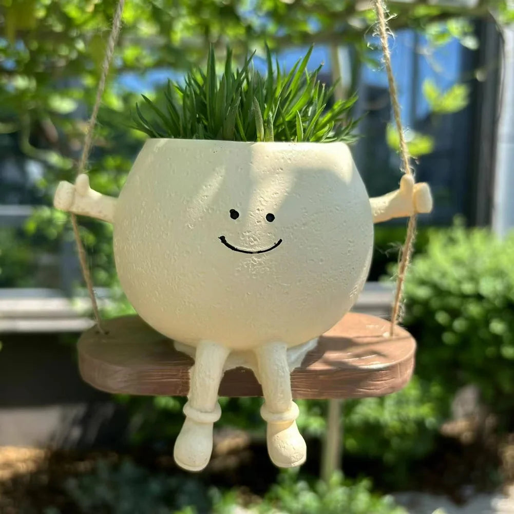 Rocking egg pot